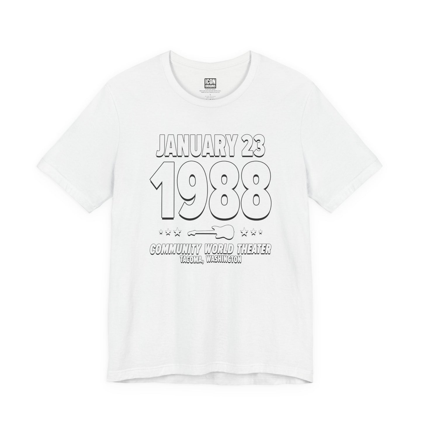 Grunge Messiahs – 1988 – Origin Tee (Black & White)