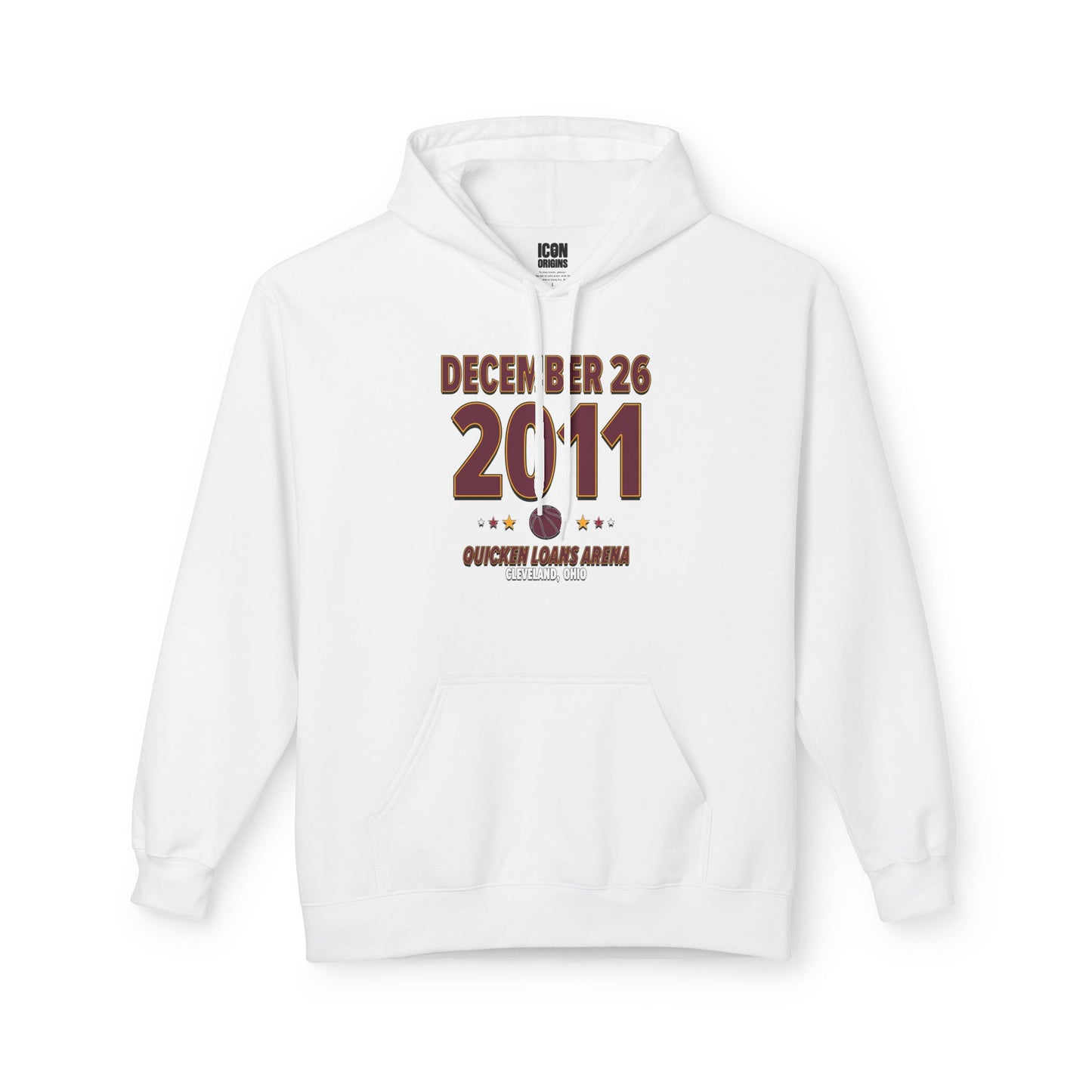 Cleveland Basketball – December 26, 2011 – Hoodie (Black & White)
