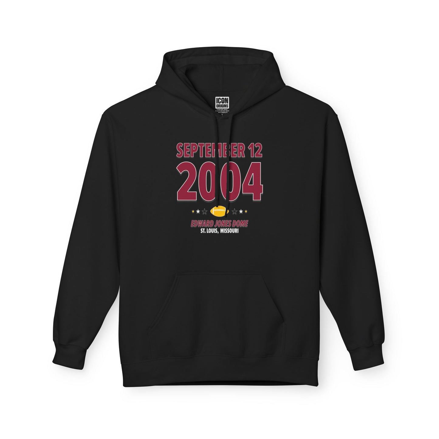 Arizona Football – September 12, 2004 – Hoodie (Black & White)