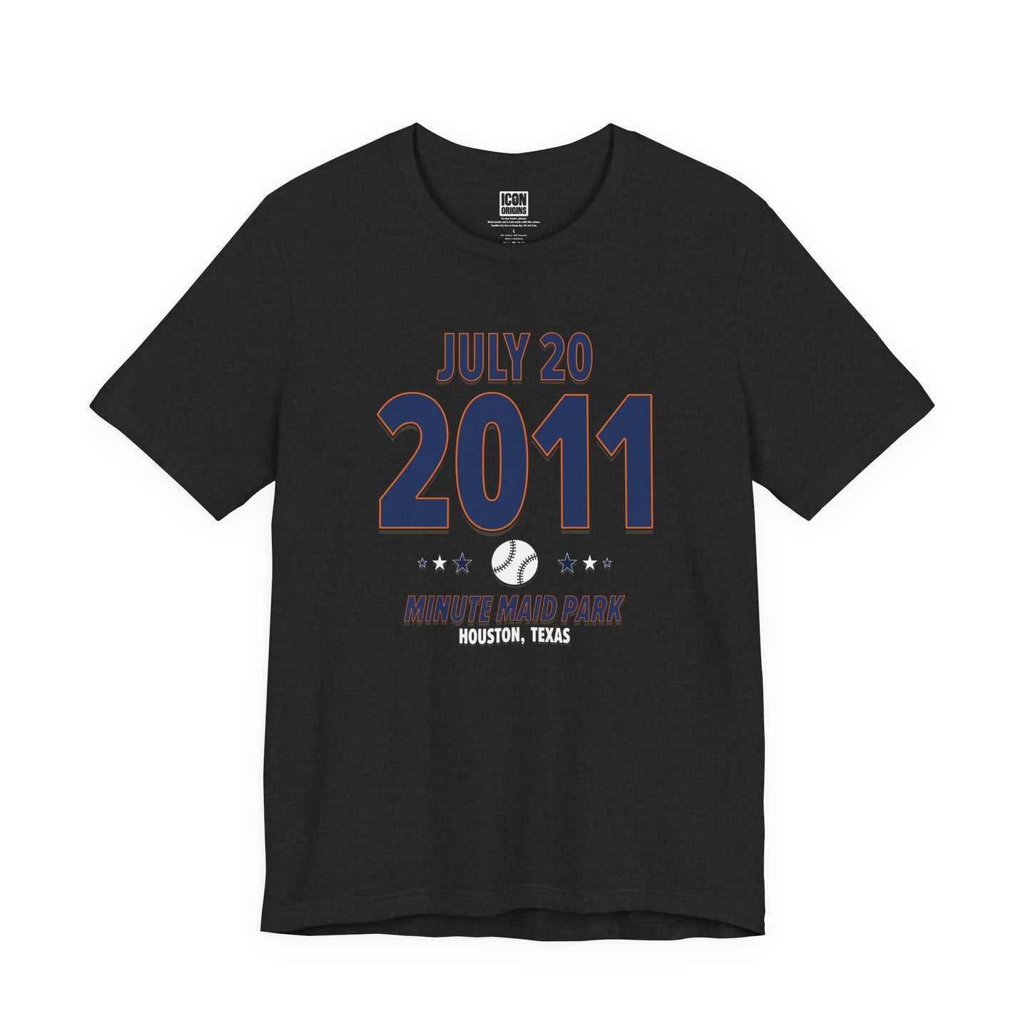 Houston Baseball – July 20, 2011 – Origin Tee (Black & White)