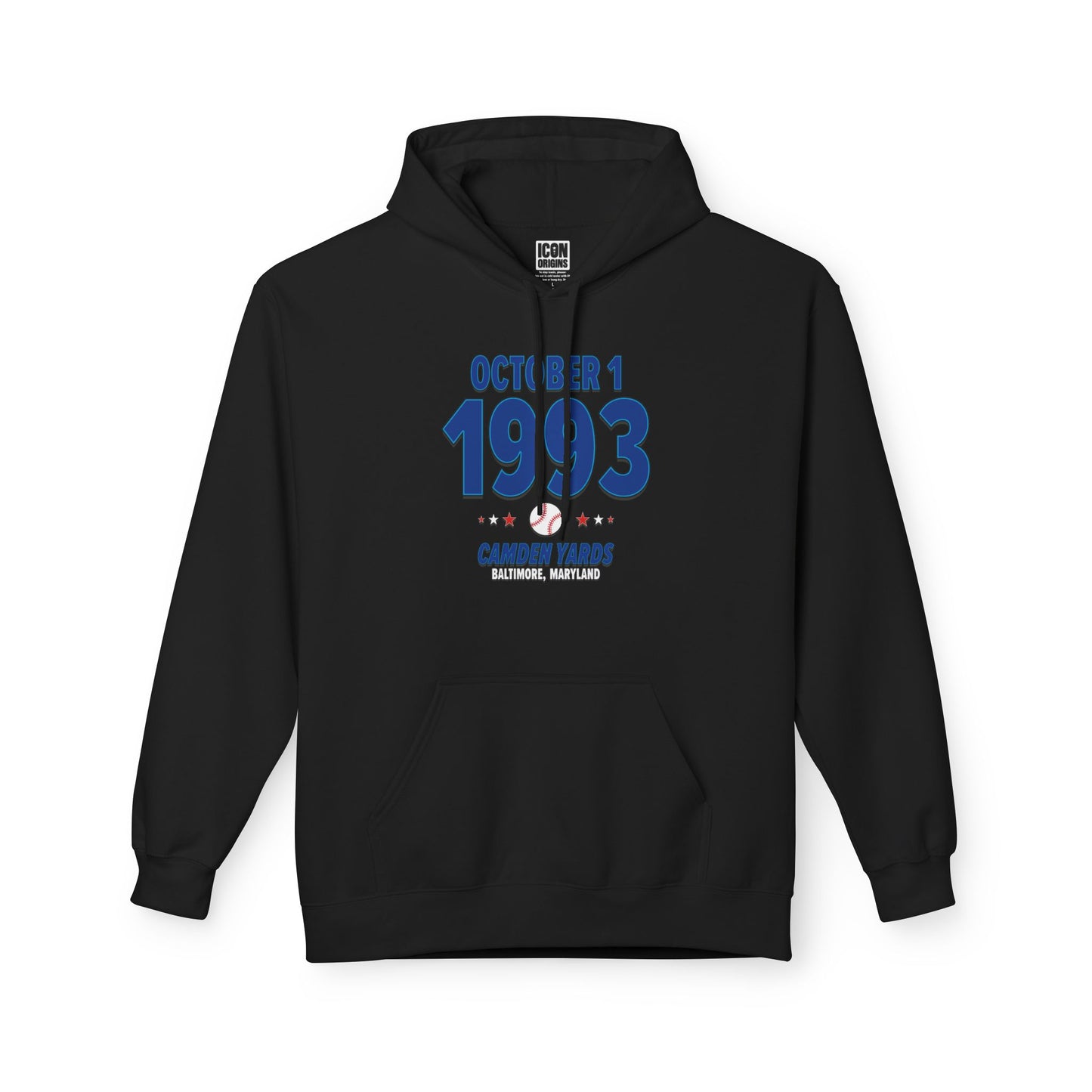 Toronto Baseball – October 1, 1993 – Hoodie (Black & White)