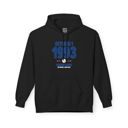 Toronto Baseball – October 1, 1993 – Hoodie (Black & White)