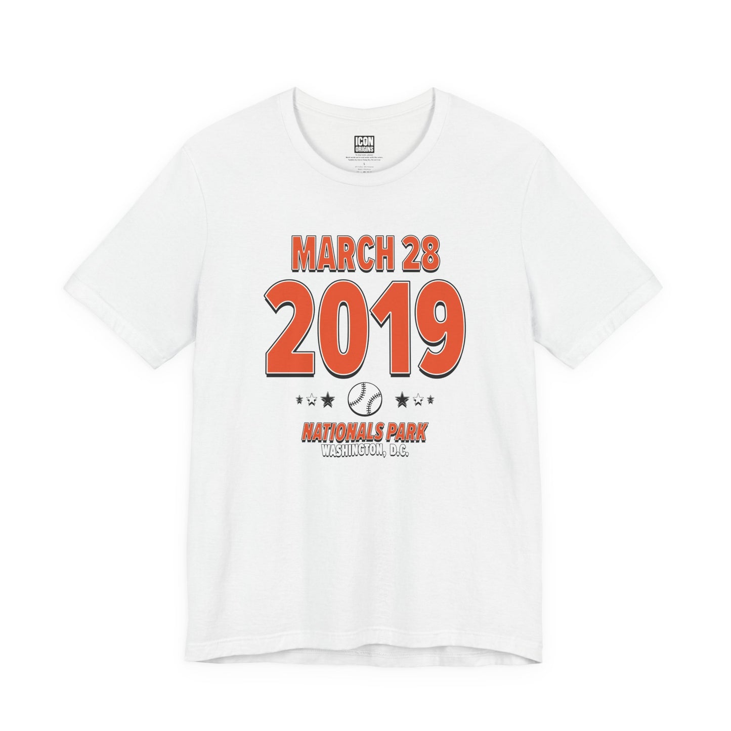 Baltimore Baseball – March 28, 2019 – Origin Tee (Black & White)