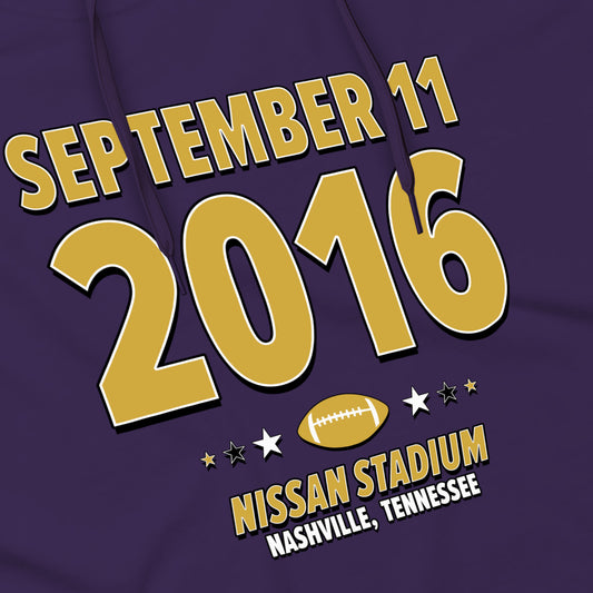 Baltimore Football – September 11, 2016 – Hoodie