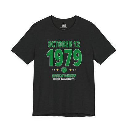 Boston Basketball – October 12, 1979 – Origin Tee (Black & White)