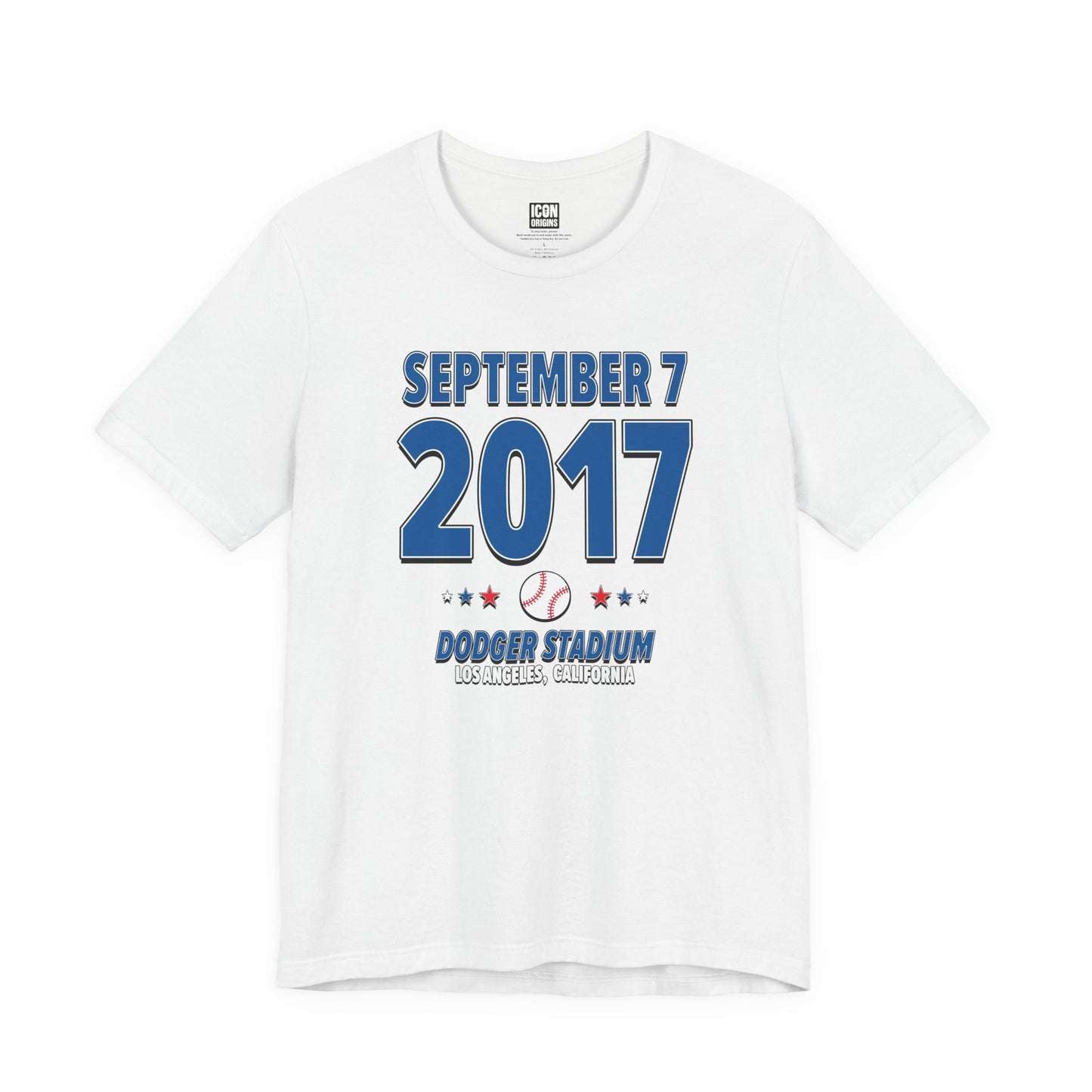 Los Angeles Baseball – September 7, 2017 – Origin Tee (Black & White)