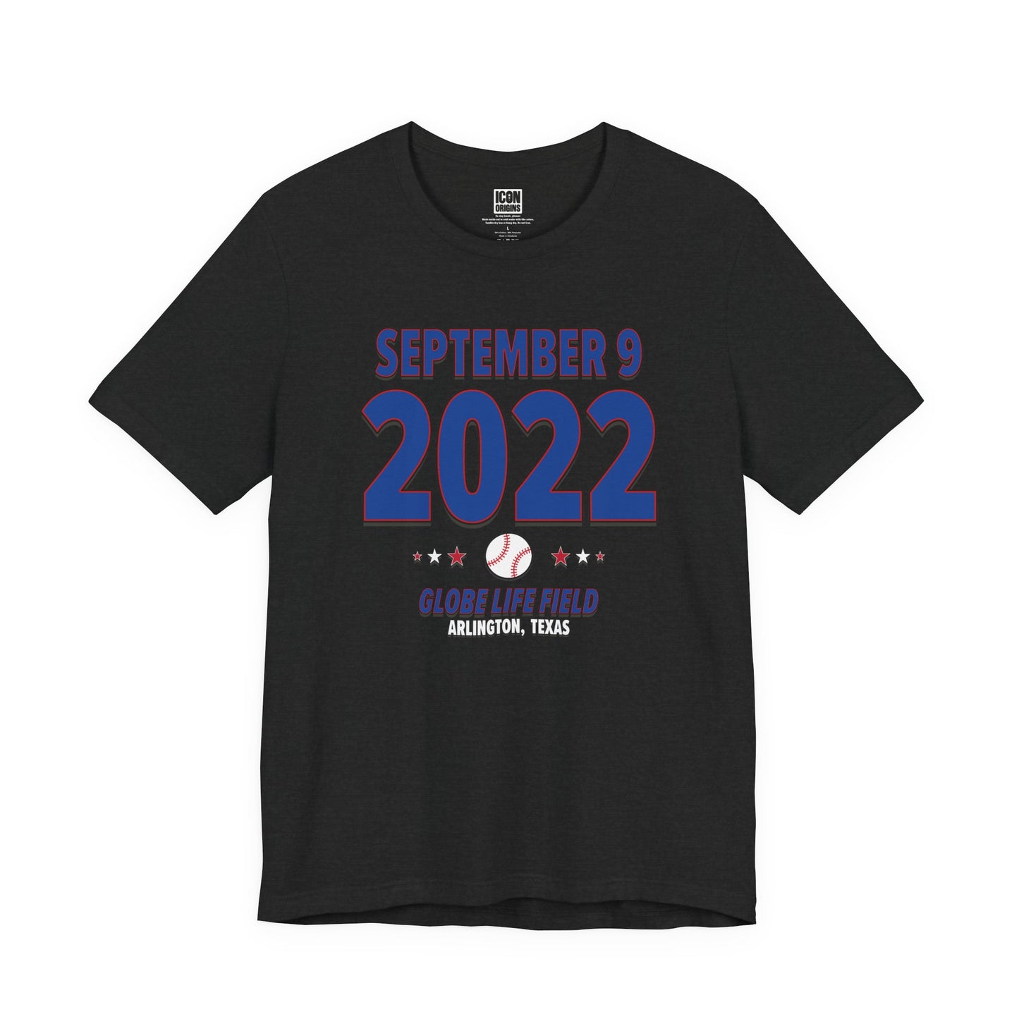 Texas Baseball – September 9, 2022 – Origin Tee (Black & White)