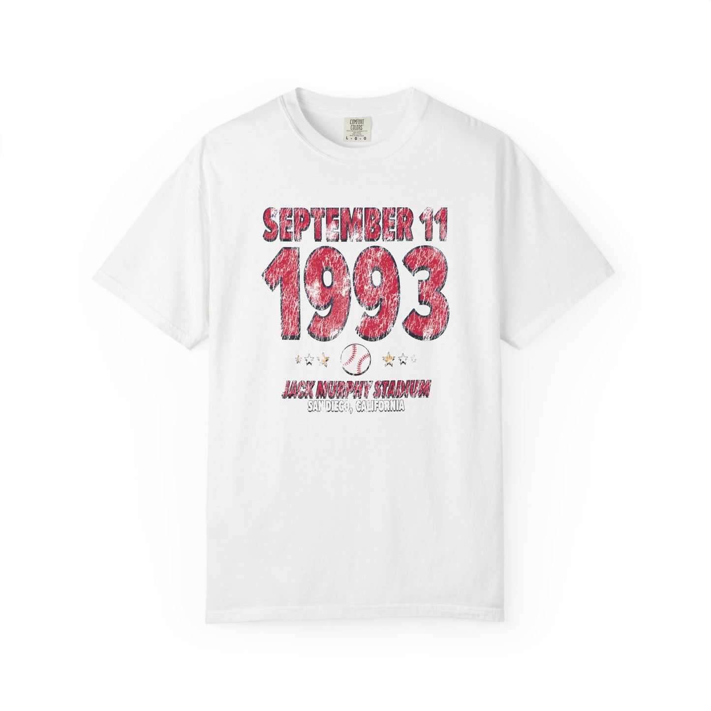 Atlanta Baseball – September 11, 1993 – Comfort Colors (Black & White)