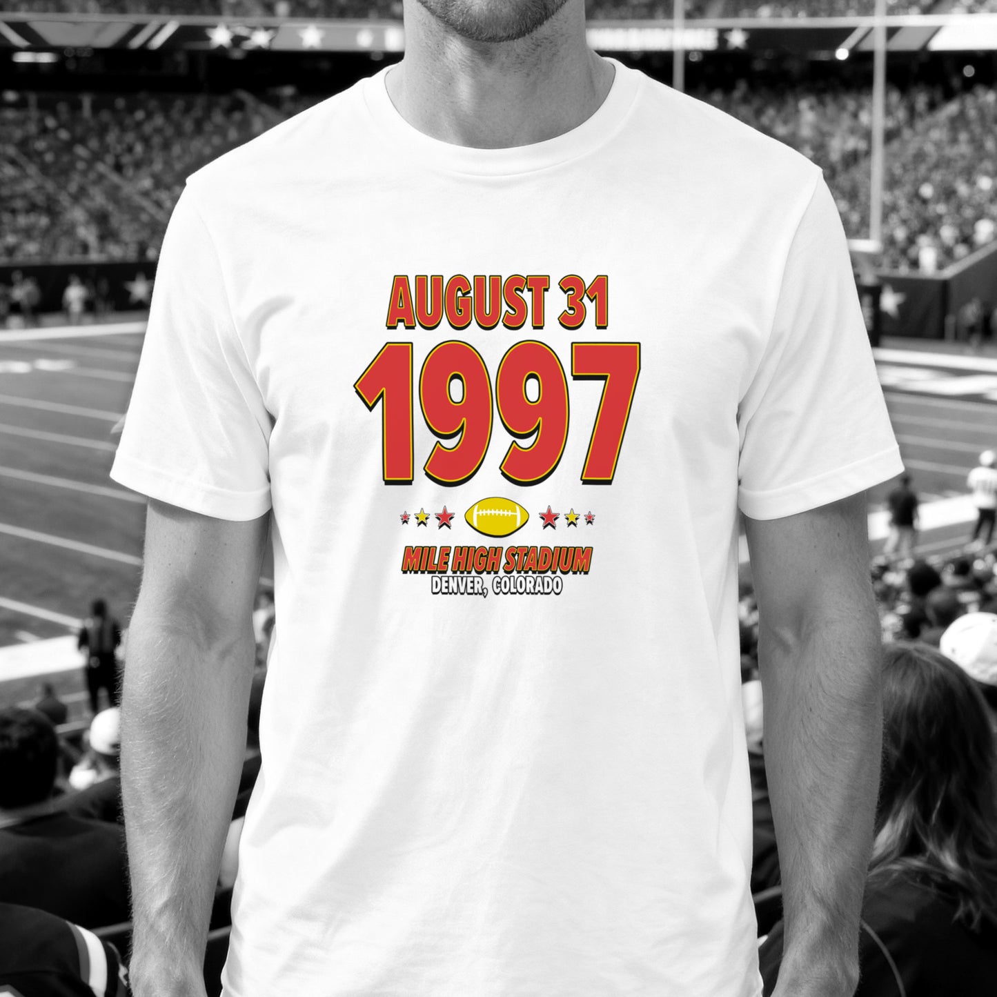 Kansas City Football – August 31, 1997 – Origin Tee (Black & White)