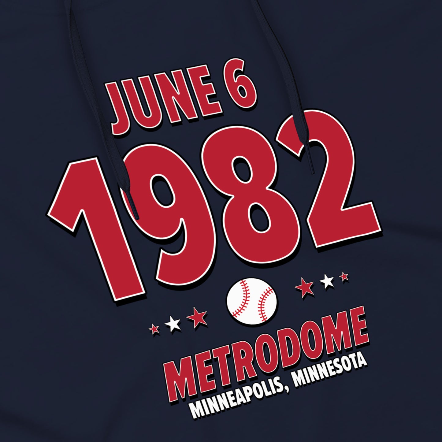 Minnesota Baseball – June 6, 1982 – Hoodie