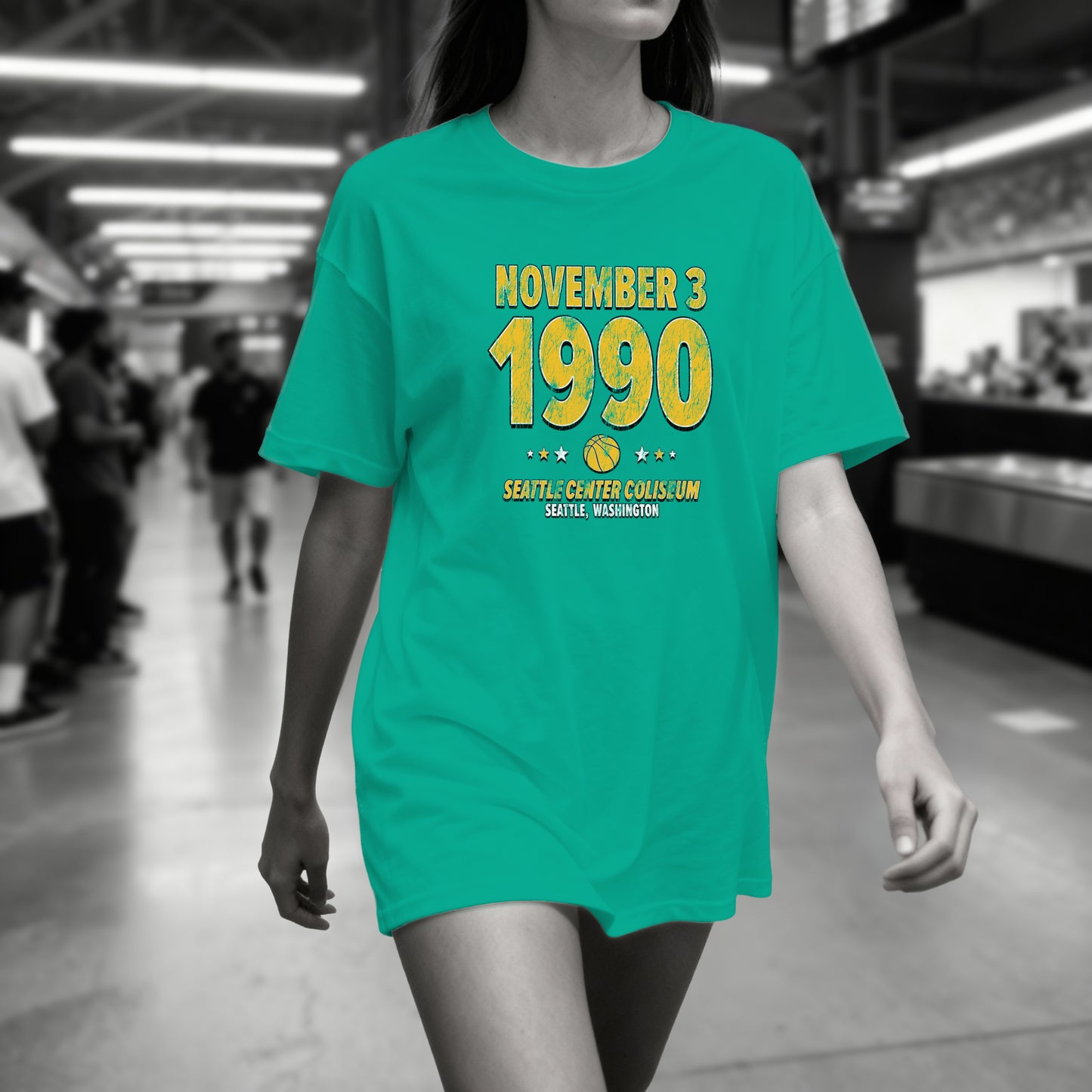 Seattle Basketball – November 3, 1990 – Comfort Colors