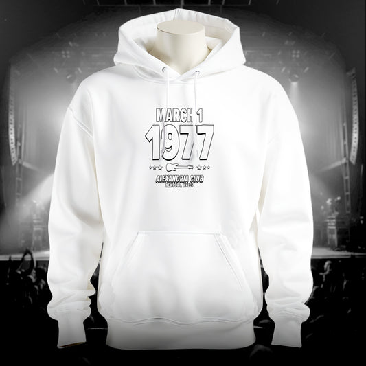 Red Lights – 1977 – Hoodie (Black & White)