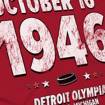 Detroit Hockey – October 16, 1946 – Comfort Colors