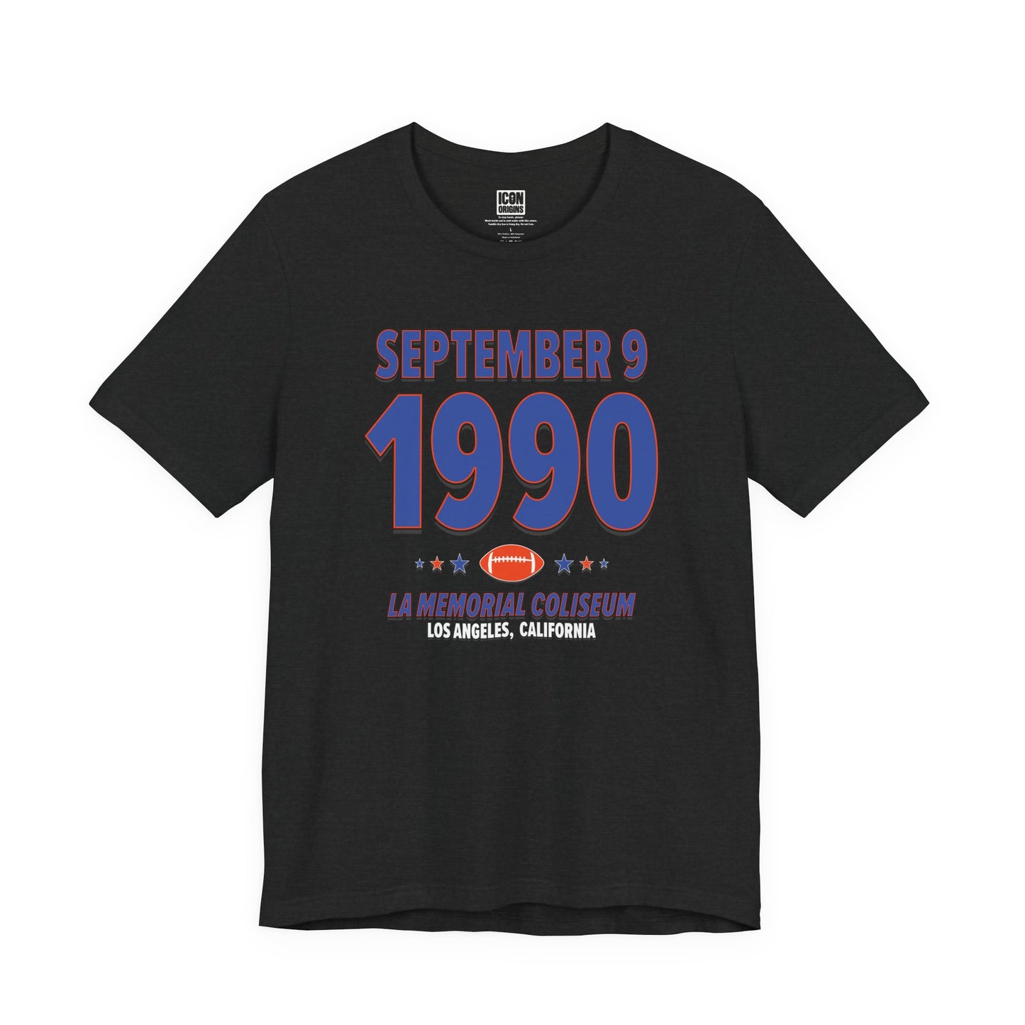 Denver Football – September 9, 1990 – Origin Tee (Black & White)