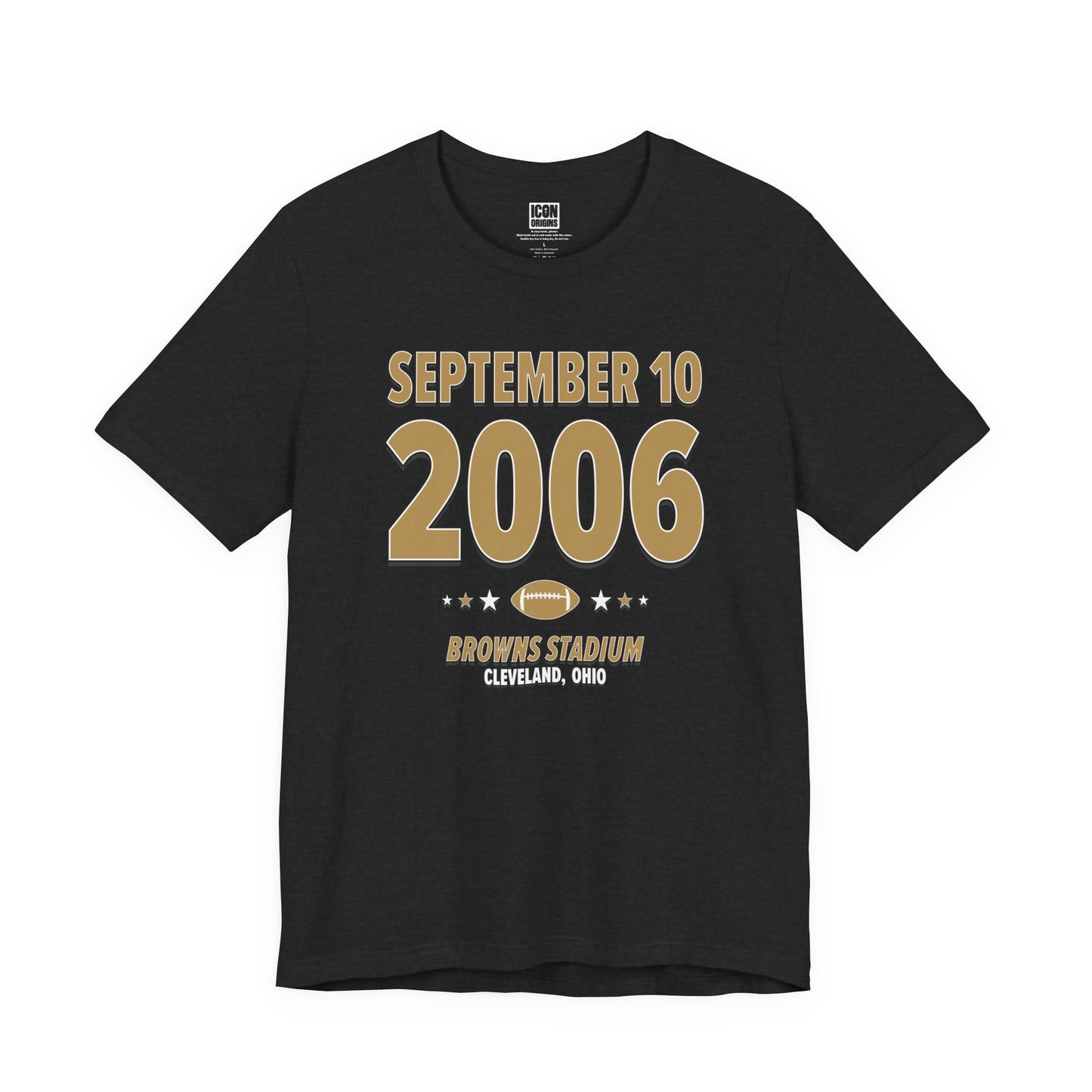 New Orleans Football – September 10, 2006 – Origin Tee (Black & White)