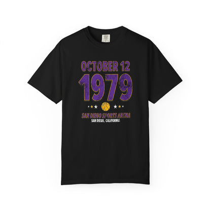 Los Angeles Basketball – October 12, 1979 – Comfort Colors (Black & White)