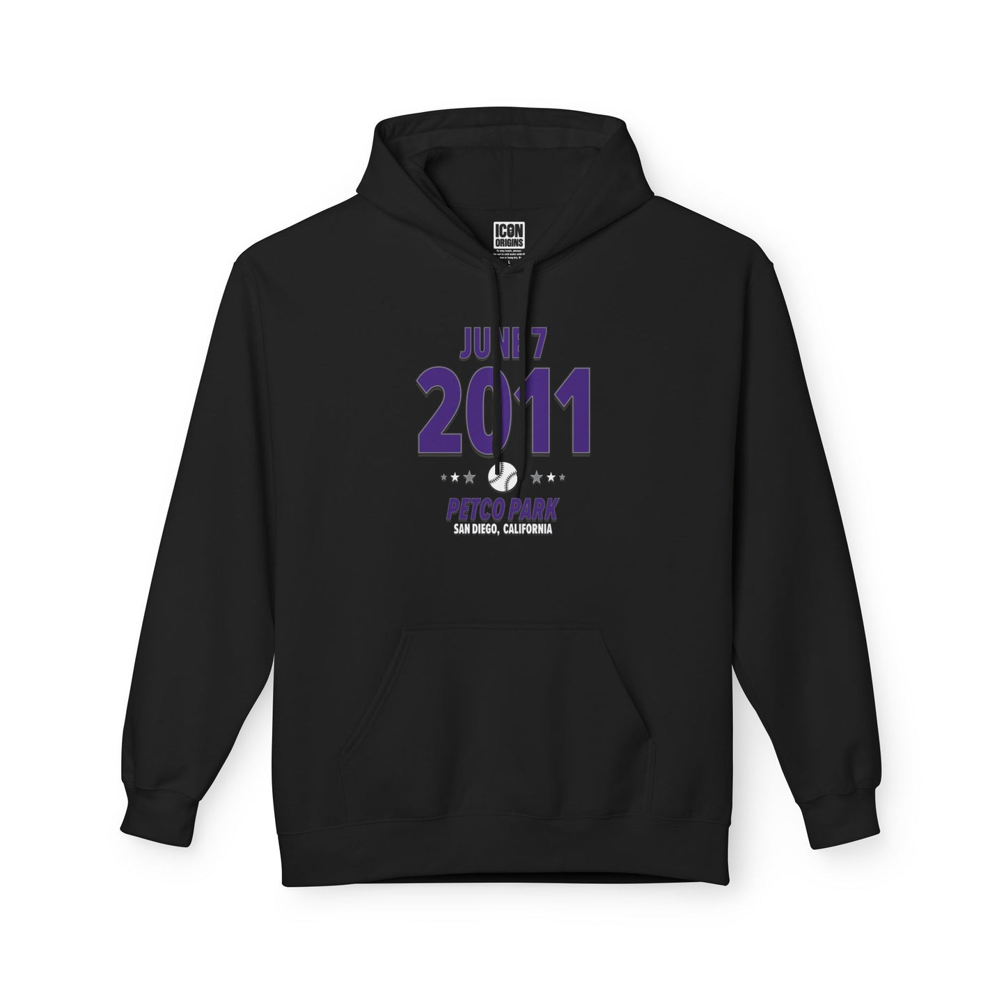 Colorado Baseball – June 7, 2011 – Hoodie (Black & White)