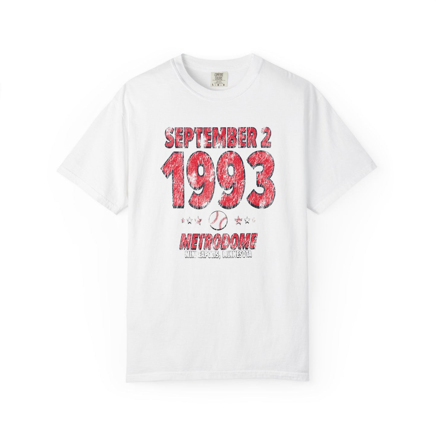 Cleveland Baseball – September 2, 1993 – Comfort Colors (Black & White)