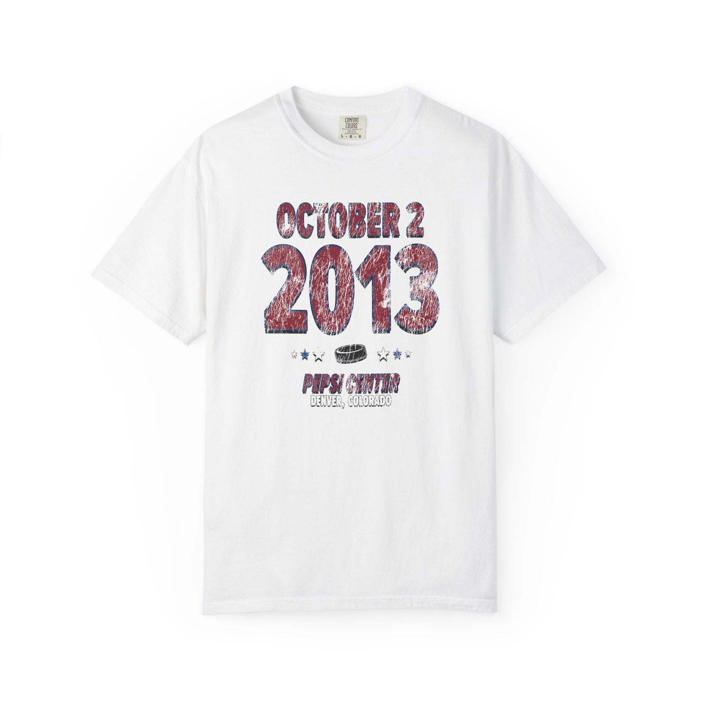 Colorado Hockey – October 2, 2013 – Comfort Colors (Black & White)