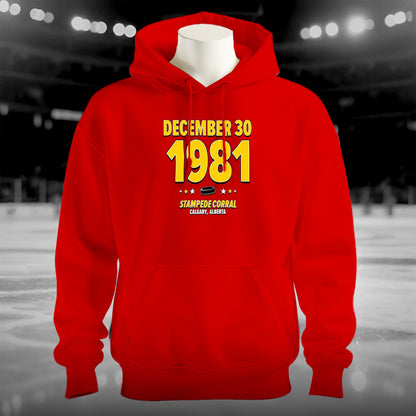 Calgary Hockey – December 30, 1981 – Hoodie