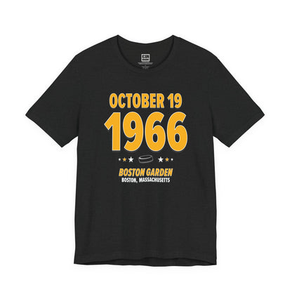 Boston Hockey – October 19, 1966 – Origin Tee (Black & White)