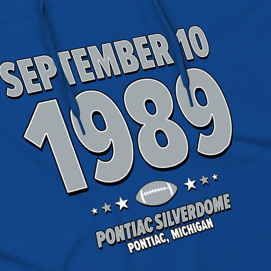 Detroit Football – September 10, 1989 – Hoodie