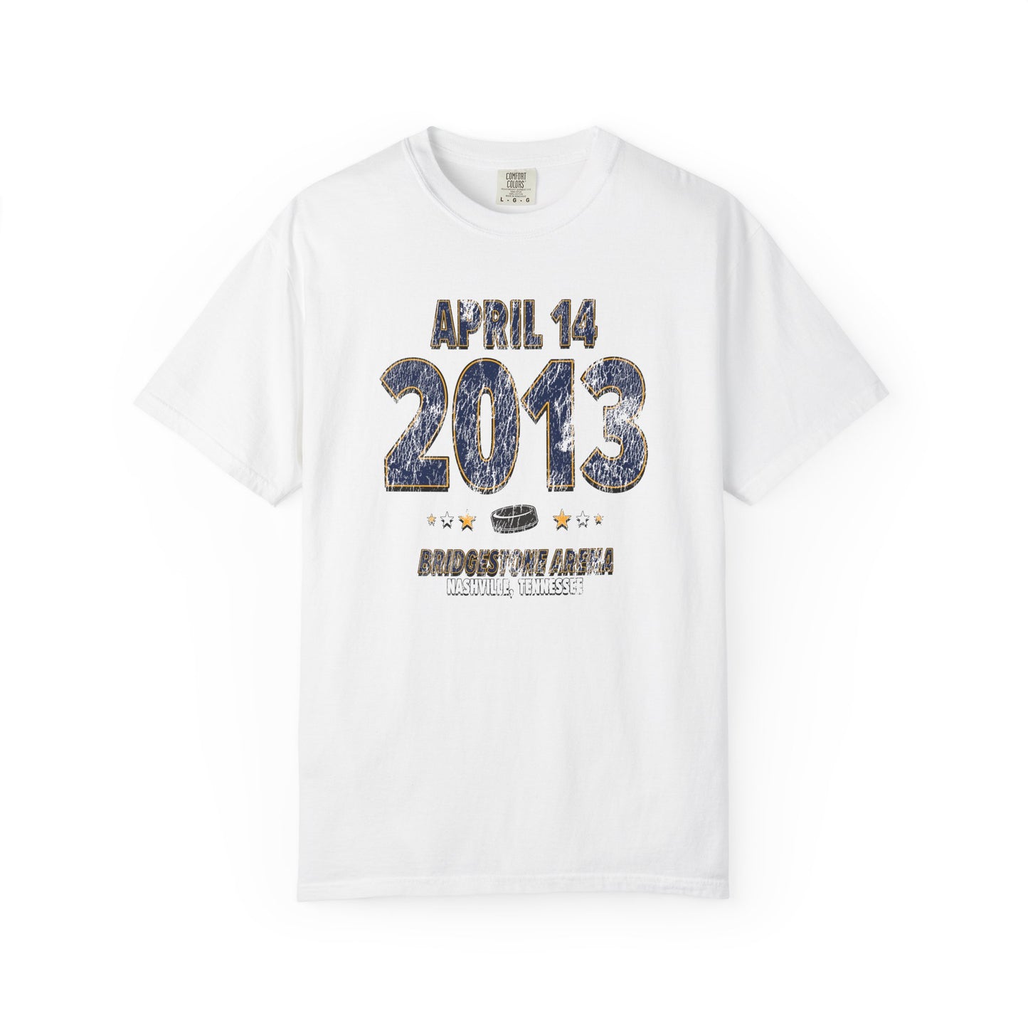 Nashville Hockey – April 14, 2013 – Comfort Colors (Black & White)