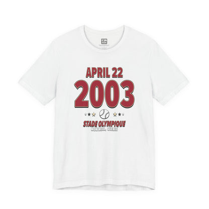 Arizona Baseball – April 22, 2003 – Origin Tee (Black & White)