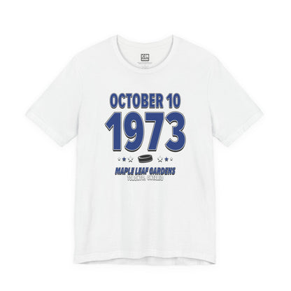 Toronto Hockey – October 10, 1973 – Origin Tee (Black & White)