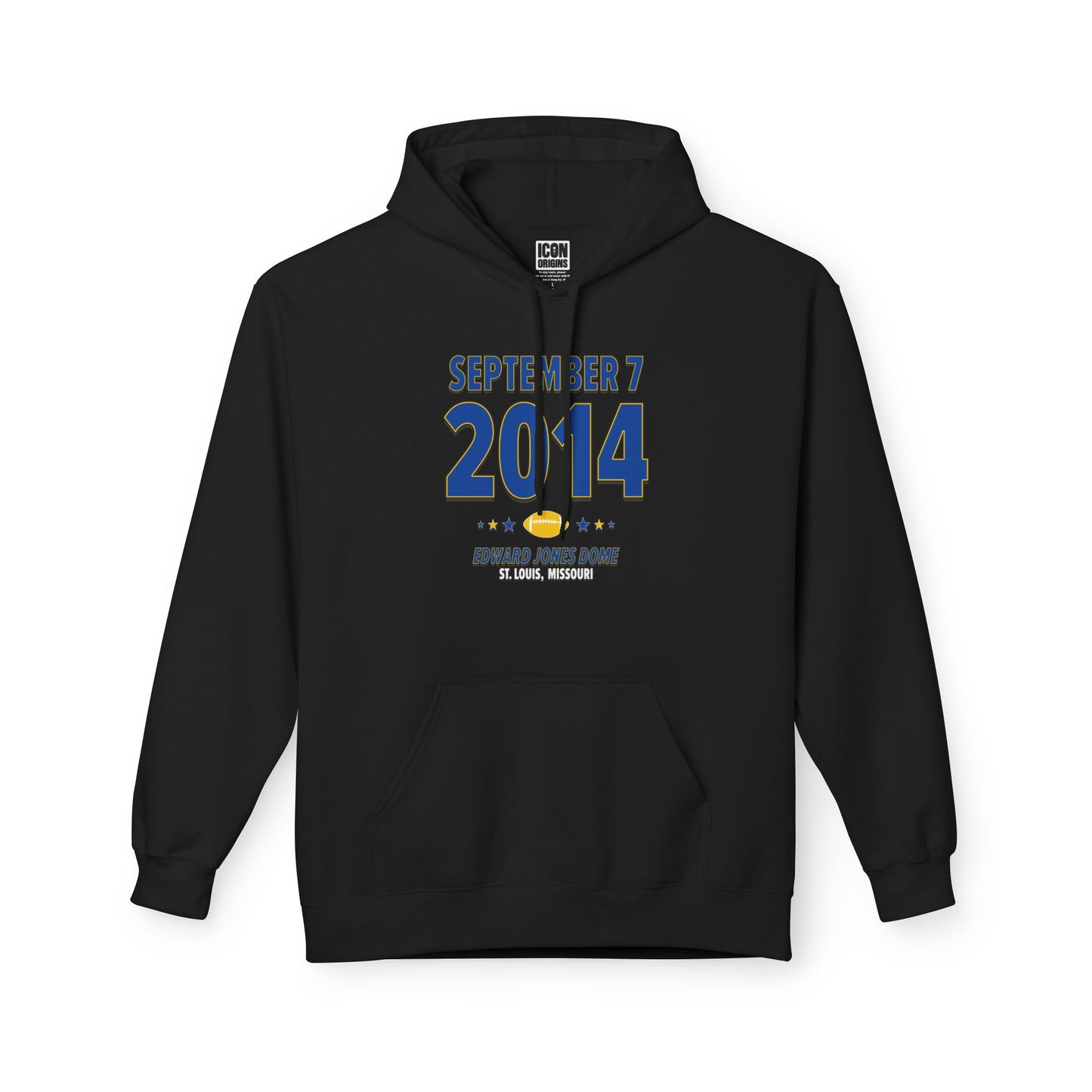 Los Angeles Football – September 7, 2014 – Hoodie (Black & White)
