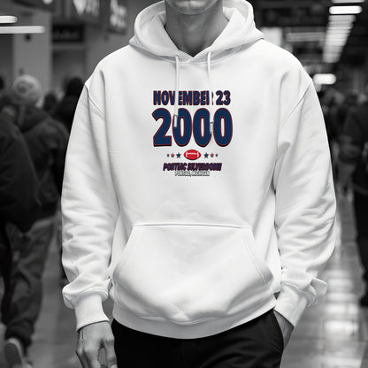 New England Football – November 23, 2000 – Hoodie (Black & White)