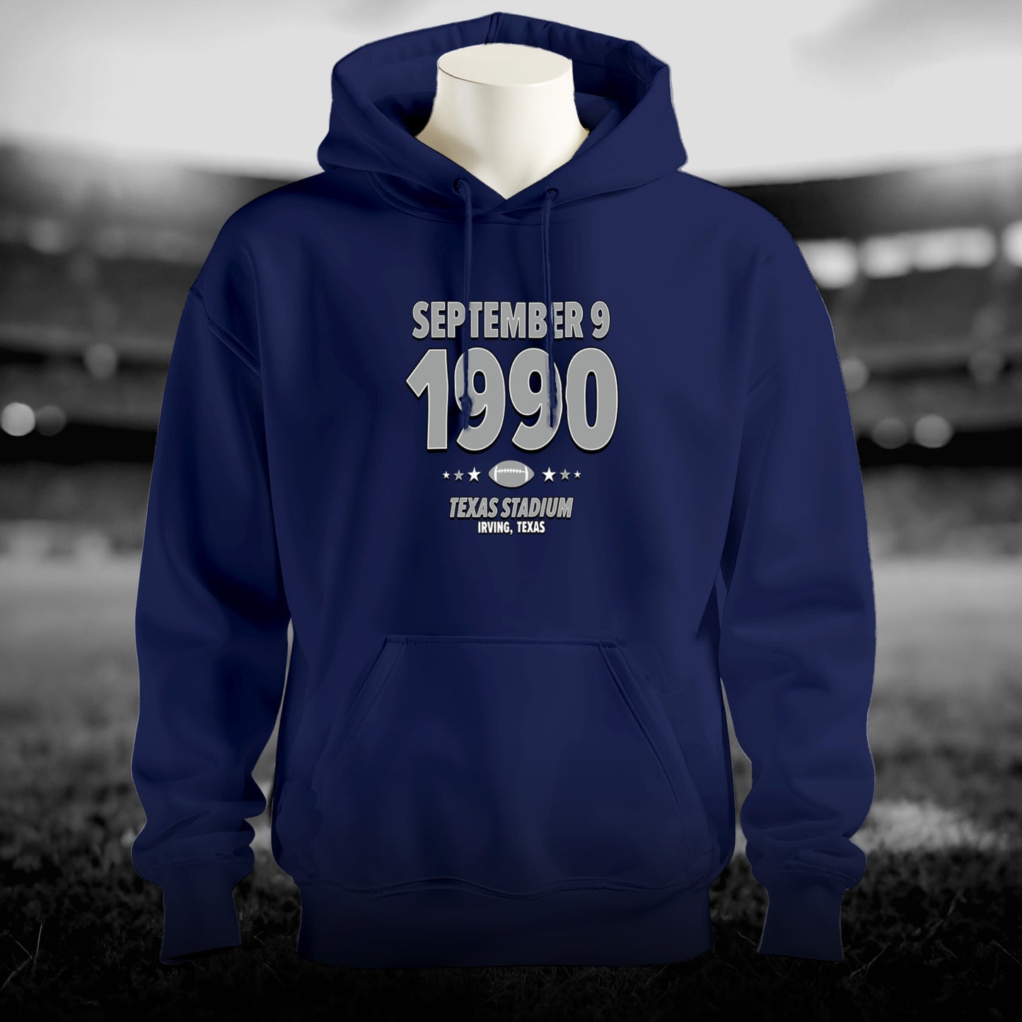Dallas Football – September 9, 1990 – Hoodie