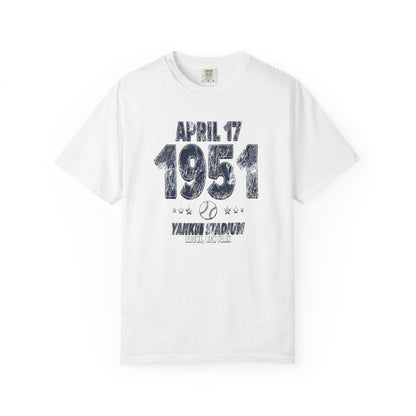 New York Baseball – April 17, 1951 – Comfort Colors (Black & White)