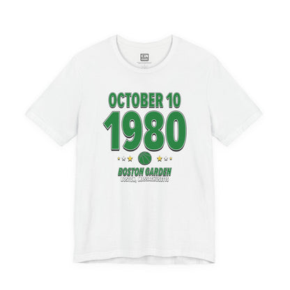 Boston Basketball – October 10, 1980 – Origin Tee (Black & White)
