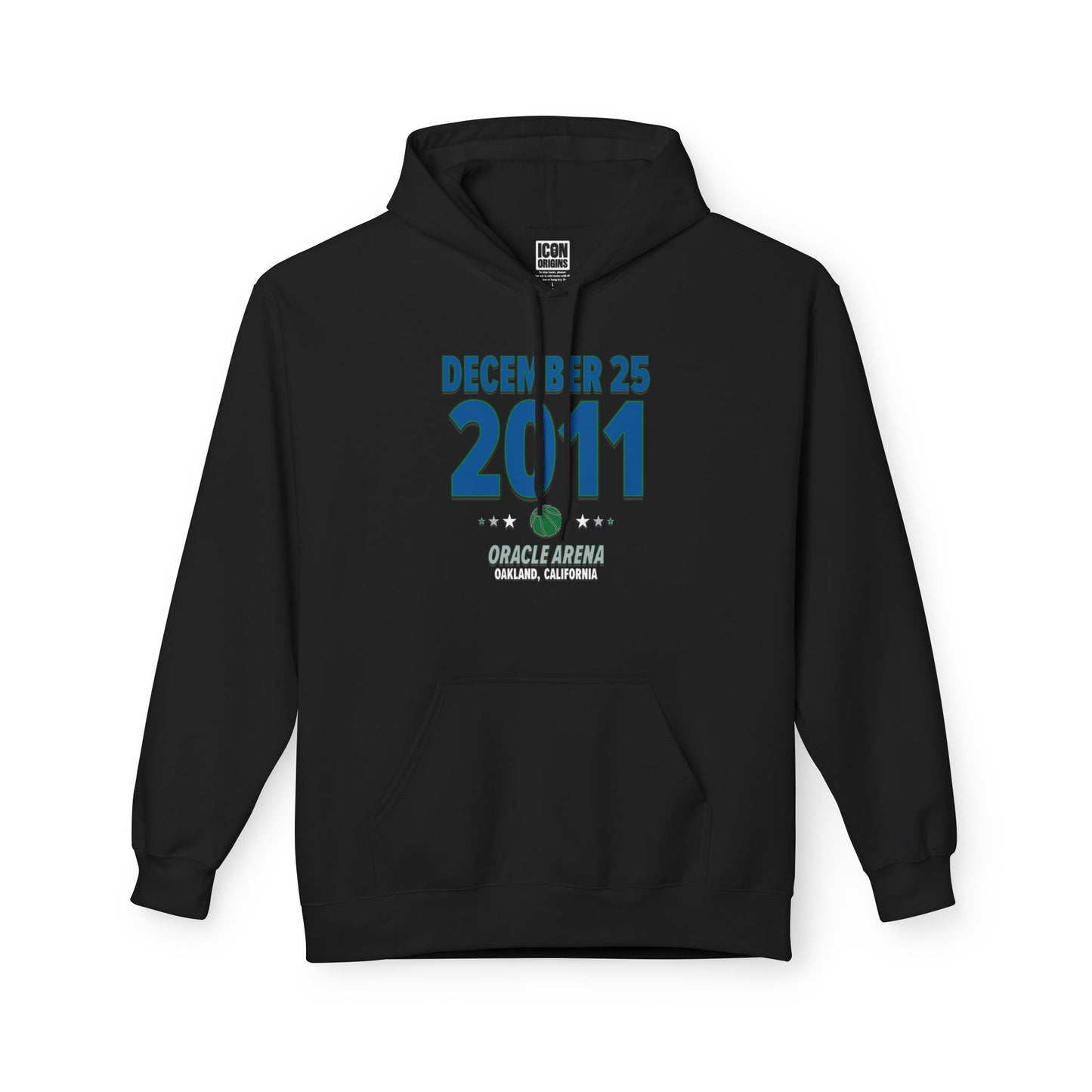 Dallas Basketball – December 25, 2011 – Hoodie (Black & White)