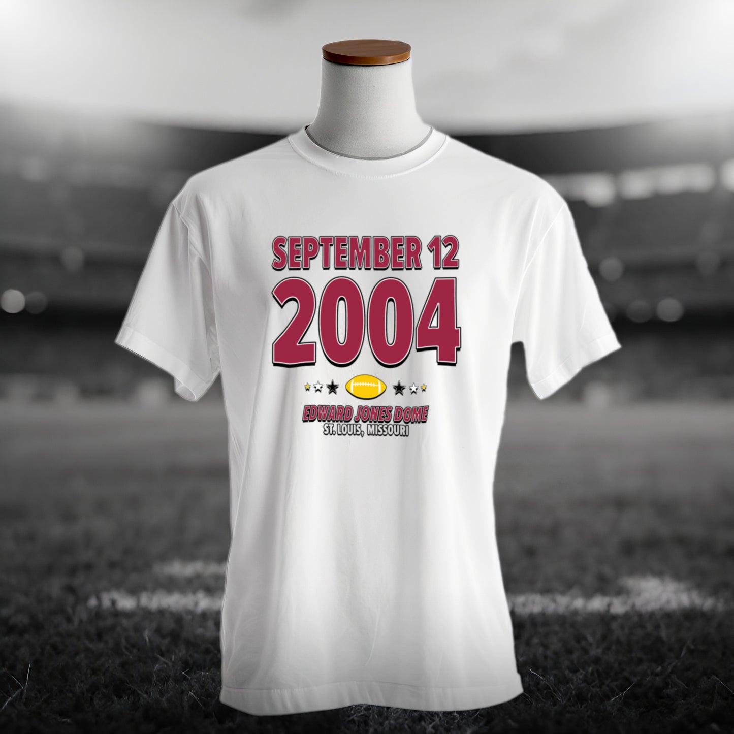 Arizona Football – September 12, 2004 – Origin Tee (Black & White)