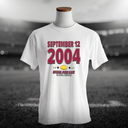 Arizona Football – September 12, 2004 – Origin Tee (Black & White)