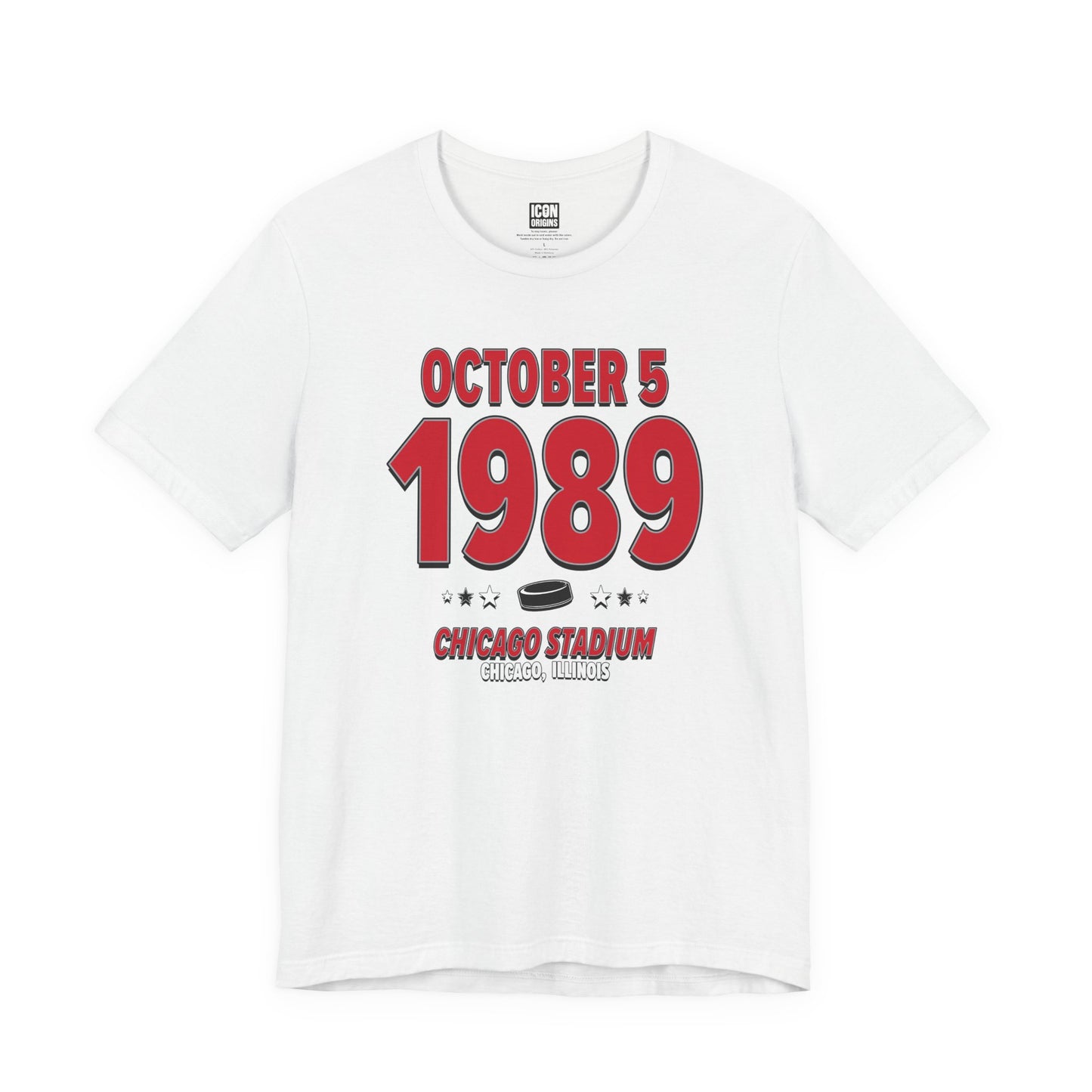 Carolina Hockey – October 5, 1989 – Origin Tee (Black & White)