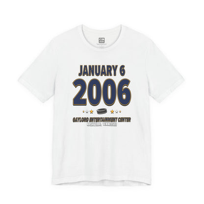 Nashville Hockey – January 6, 2006 – Origin Tee (Black & White)