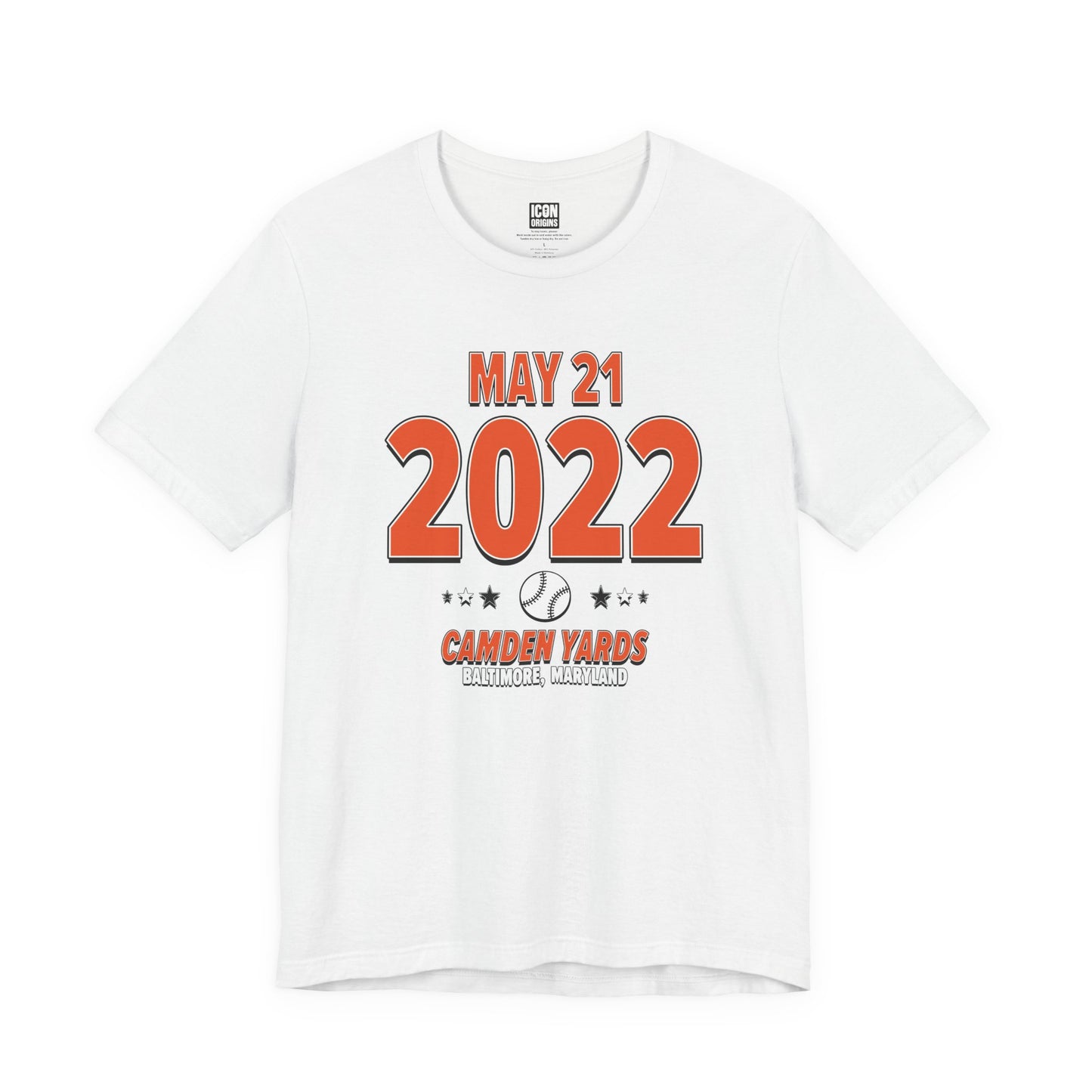 Baltimore Baseball – May 21, 2022 – Origin Tee (Black & White)