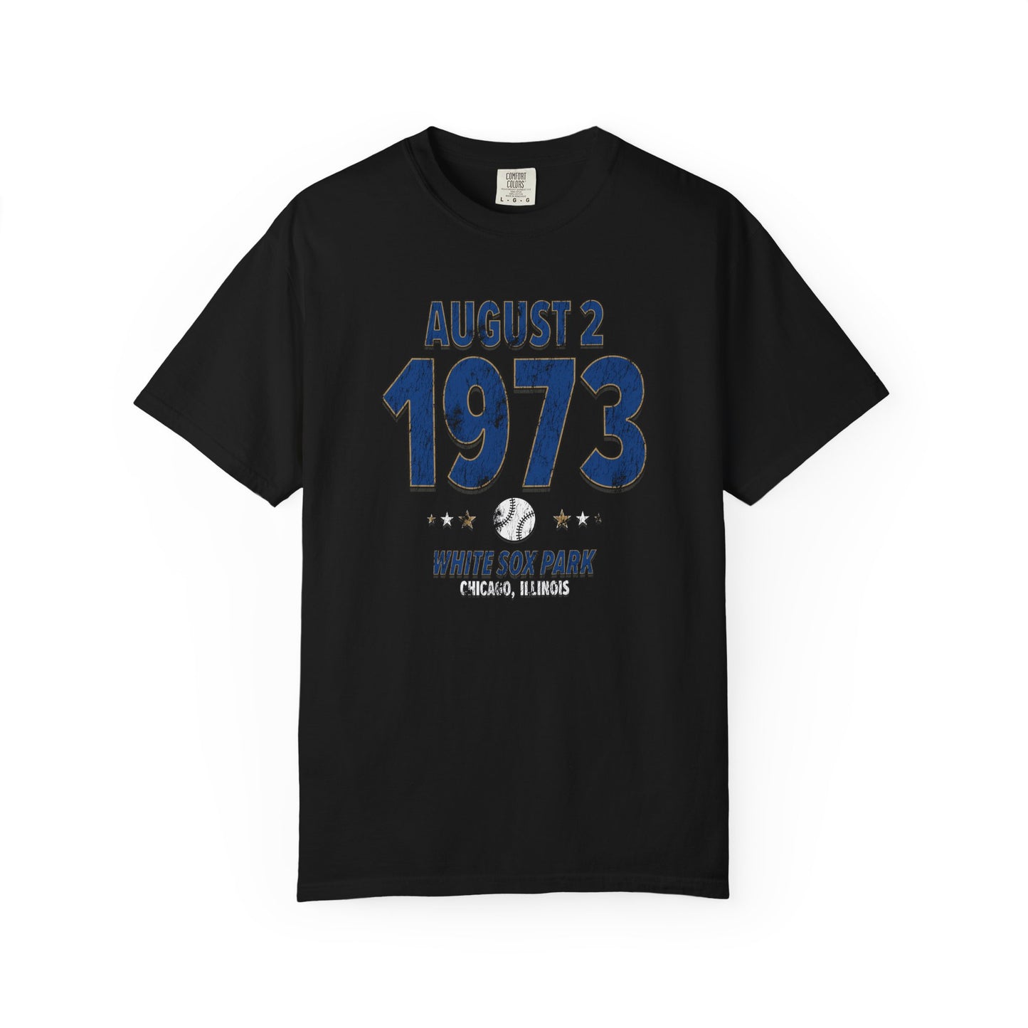Kansas City Baseball – August 2, 1973 – Comfort Colors (Black & White)
