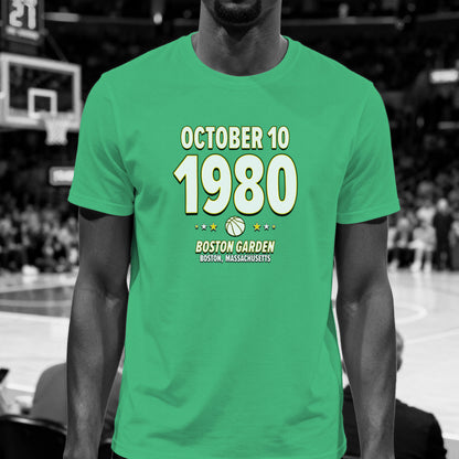Boston Basketball – October 10, 1980 – Origin Tee