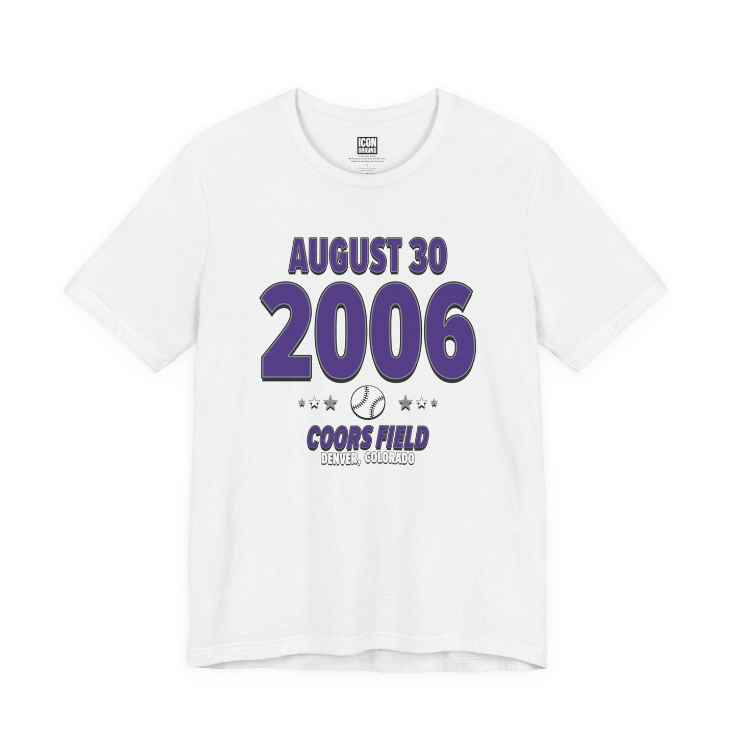 Colorado Baseball – August 30, 2006 – Origin Tee (Black & White)