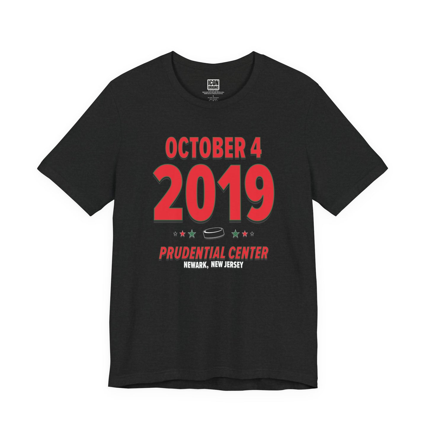New Jersey Hockey – October 4, 2019 – Origin Tee (Black & White)