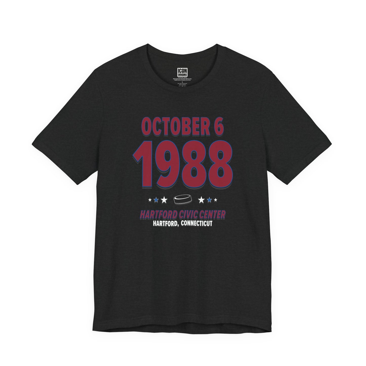 Colorado Hockey – October 6, 1988 – Origin Tee (Black & White)