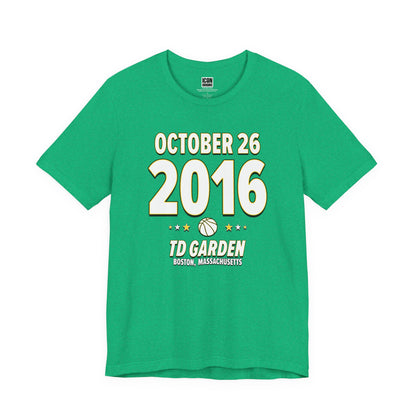 Boston Basketball – October 26, 2016 – Origin Tee