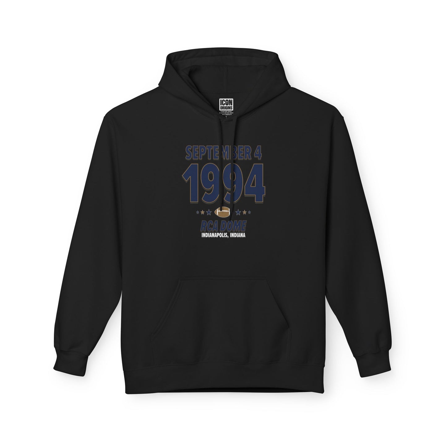St. Louis Football – September 4, 1994 – Hoodie (Black & White)