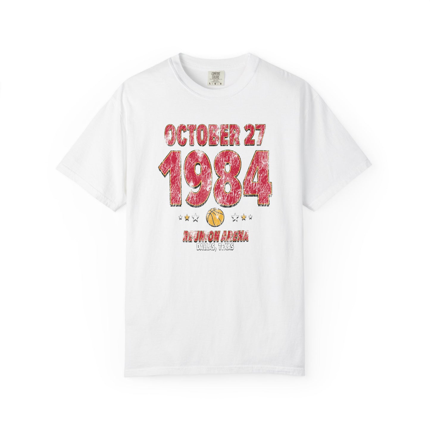 Houston Basketball – October 27, 1984 – Comfort Colors (Black & White)