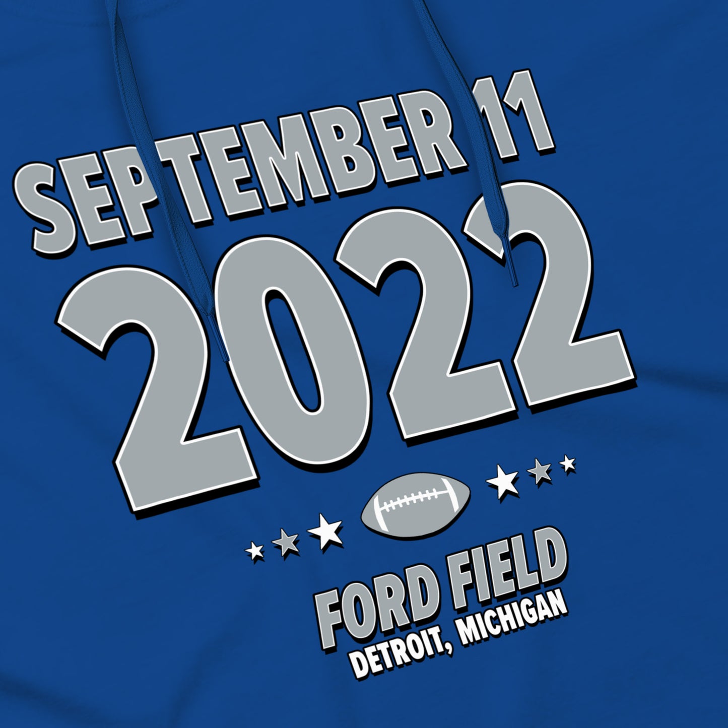 Detroit Football – September 11, 2022 – Hoodie
