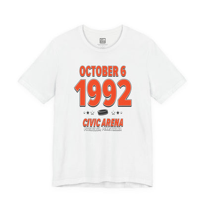 Philadelphia Hockey – October 6, 1992 – Origin Tee (Black & White)